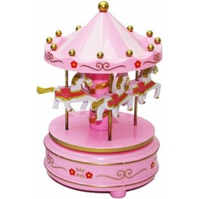 Resim Music Box Carousel Müzikli Atlı Karınca 5332 