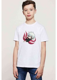 Resim Anime Tokyo Ghoul Anteiku Baskılı Unisex Çocuk Beyaz T-Shirt (534789623) 