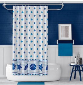 Resim Zethome Evdy Banyo Duş Perdesi 4910 Tek Kanat 1X110x200 Çok Renkli 