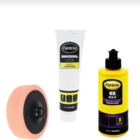 Resim Farecla G3 Wax Cila 250ML + Üniversal Pasta 200GR + Pasta Cila Süngeri 