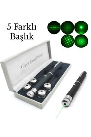 Resim shopwave Yeşil Lazer Pointer USB Şarjlı 5 km Etki Alanı! (5047) 