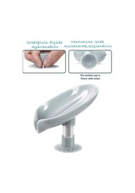 Resim Lavabo Kenarı Sabunluk Vantuzlu Su Giderli 