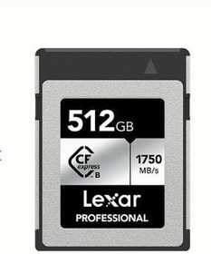 Resim Lexar 512GB Professional CFexpress Type B Card SILVER Series 