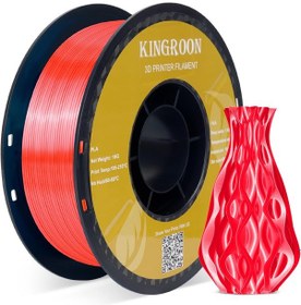 Resim Kingroon Pla Silk Kırmızı Filament - 1kg 