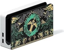 Resim ENFILY Cut for Tears of the Kingdom Dock Cover for Nintendo Switch OLED Charging Dock, Anti Scratch Waterproof Protective Case 