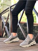 Resim Lisinya Lisinya946 Yüksek Taban Tarz Sneakers Cırt Detaylı Gri Erkek Spor Ayakkabısı 