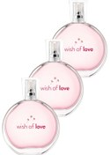 Resim Avon Wish Of Love Kadın Parfüm Edt 50 Ml. Üçlü Set 