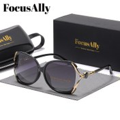 Resim FocusAlly Kadınlar İçin Büyük Çerçeveli Polarize Moda Gözlükler 