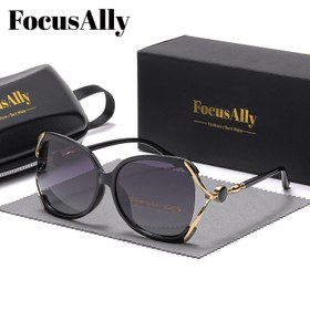 Resim FocusAlly Kadınlar İçin Büyük Çerçeveli Polarize Moda Gözlükler 