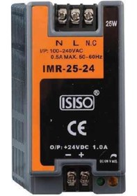 Resim 24VDC 1.1A 25W Ray Tipi Güç Kaynağı 