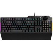 Resim Asus TUF Gaming K1 RGB Kablolu Oyuncu Klavyesi 