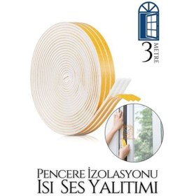 Resim Skygo Pencere Ses Isı Yalıtım Sünger Bant 3 METRE 