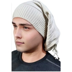 Resim Uniquetrenders 2'li Erkek Kışlık Triko Örgü Bere Ve Boyunluk Taş Rengi-siyah 