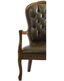 Resim Bengimobilya Sandalye Zus177 Kapitone Model Sırtlık Ahşap Kayın Retro Iskelet 