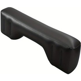 Resim Hightower Siyah 1 Adet Şişme Araba Seyahat Yatağı Pvc Dayanıklı Katlanır Suv Sedan Rv Konfor 