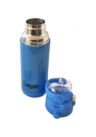 Resim Logon Çelik Pipetli Matara Mavi 350 Ml Lgl340 