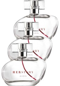 Resim Avon Herstory Kadın Parfüm Edp 50 Ml. Üçlü Set 