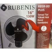 Resim Rubenis RBSR-80 PLUS Kumandalı Duvar Vantilatörü Siyah 
