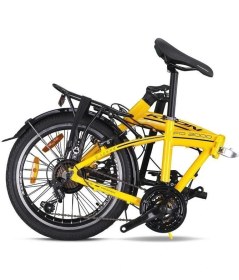 Resim Kron FD2000 - 20 Jant Katlanır Bisiklet V-Fren Sarı 