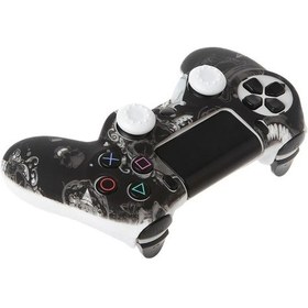 Resim Gamepad Denetleyici Silikon Kol Koruma Koruyucu Kapak + Ps4 İçin 2 Kavrama Caps 