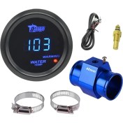 Resim Xiyu Shop Gösterge Satış Kutusu 40MM Tarzı Dragon Blue LED Işık Araba Yarışı Modifikasyonu Dijital Su Sıcaklık Ölçer Santigrat Sıcaklık Ölçer Sensörlü (Yurt Dışından) 