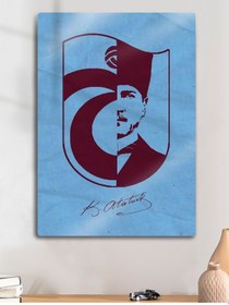 Resim Atatürk Tabzon Ts - Dekoratif Metal Tablo 