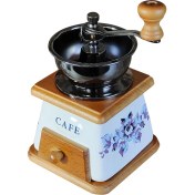 Resim Shuai Yan Manuel Kahve Öğütücü Yeni Seramik El Öğütücü Küçük Kahve Tozu Öğütücü Ev Öğütücü Seramik Öğütme Çekirdeği 