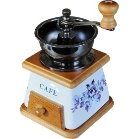 Resim Shuai Yan Manuel Kahve Öğütücü Yeni Seramik El Öğütücü Küçük Kahve Tozu Öğütücü Ev Öğütücü Seramik Öğütme Çekirdeği 