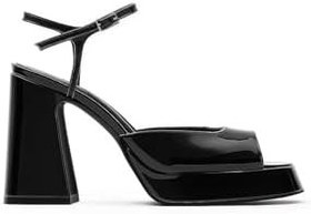 Resim Jabotter Lisbon Rugan 10 Cm Platform Topuklu Ayakkabı 
