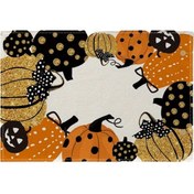 Resim Sones Cadılar Bayramı Karikatür Keten Amerikan Servisi Mutfak Restoran Dekoratif Yalıtım Pedi Balkabağı 3+ 