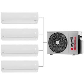 Resim ZM30105-99918 Multi Sistem 4+1 30000 BTU 9+9+9+18 Duvar Tipi Inverter Klima 