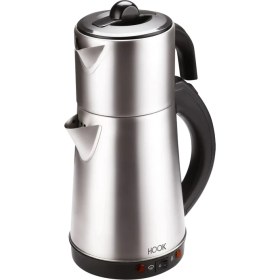 Resim Paslanmaz Çelik Çay Makinesi Su Isıtıcı Çaycı Elektrikli Çaydanlık 