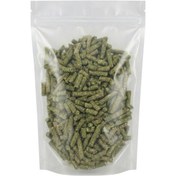 Resim İpek Değirmen Yonca Pelet 1 kg Tavşan Hamster Guinea Pig Yemi Doğal Yüksek Lifli Besleyici Taze Kemirgen 