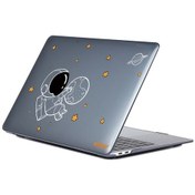 Resim Enkay Macbook Pro 16" Tasarım Koruyucu Laptop Kılıfı Astronot No.5 