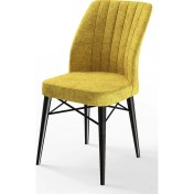 Resim Canisa Concept Flex Serisi Gürgen Ayaklı 4 Adet Sandalye / Siyah Gürgen Ayaklı 