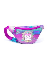 Resim Coral High Kız Çocuk Günlük Bel Çantası - Mavi Pembe Dondurma Unicorn Çok Renkli 