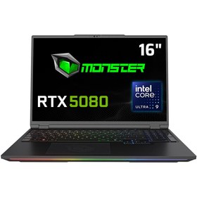 Resim MONSTER Semruk S6 V1.1.3 Intel Core Ultra 9 275HX 64 GB RAM 2 TB SSD RTX 5080 Windows 11 Pro 16" QHD 300 Hz 