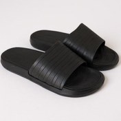 Resim Alb 10225 Düz Renk Erkek Plaj Havuz Bahçe Yazlık Sokak Terliği Siyah 