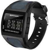 Resim Yingfu Sanda 222 Erkek Spor Açık Rugged Dijital Elektronik İzle Kare Su Geçirmez Siyah Çok Renkli Saat Çok Renkli 