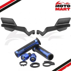Resim Kymco Dtx 360 Aksesuar Seti-Katlanır AYNALI-MAVI-MA11278 