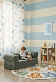 Resim Legom Kids Koltuk Çocuk Oyun Koltuğu Çocuk Aktivite Yatağı - Zümrüt Yeşili 