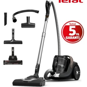 Resim Tefal Turbo Halı Döver Başlıklı Sessiz ve Güçlü Silence Force Cyclonic Toz Torbasız Elektrikli Süpürge X-Trem Cyclonic Effitech 