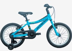 Resim Kron XC 50 16 Jant Vitessiz V Fren Alüminyum Çocuk Bisikleti Turkuaz Siyah Neon Sarı 