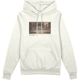 Resim Son Akşam Yemeği Oversize Hoodie - Antrasit / M 