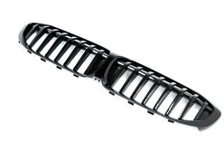 Resim BMW G30 5 Serisi 2020+ Uyumlu LCI Shadow Line Panjur (Böbrek) 