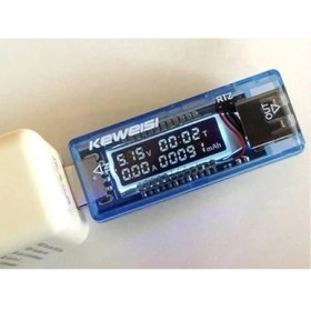 Resim AyrStore USB Voltmetre Ampermetre LED Gösterge Volt Amper Gerilim Ölçer 