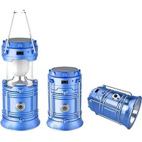 Resim Depomix Kamp Lambası El Feneri Askılı Büyük Boy USB Şarjlı Işıldak 