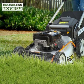 Resim WORX WG761E 80Volt 4.0Ah. Li-ion 51cm Profesyonel Kömürsüz Şarjlı Çim Biçme 