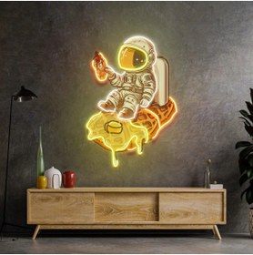 Resim HONEY CONCEPT Wafflecı Astronot Neon Led 