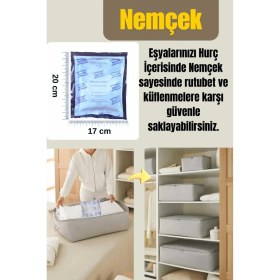 Resim Nemtut Lojistik Nemçek Nem Alıcı Rutubet Giderici Önleyici Korozyon Önleyici Koku Giderici 750 gr 3 Paket 